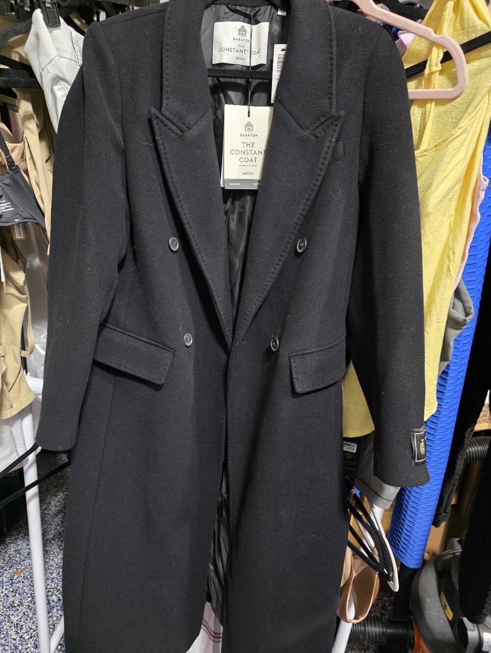 Aritzia -Babaton Double-Breasted Luxe Coat